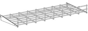 Wire Bed Wall Shelf