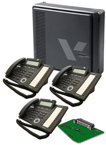(image for) Vertical SBX 3 Phone Starter Kit with Voice Mail