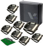 (image for) Vertical SBX Starter Kit with 8 Phones and Voice Mail - Click Image to Close